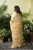 Golden Sakura Radiance Saree