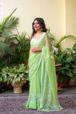 Verdant Green Elegance Saree