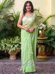 Verdant Green Elegance Saree